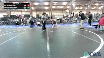 49 lbs Consi Of 8 #2 - Tripp Green, Duncan Demon Wrestling vs Lucas Alcantar, Comanche Takedown Club