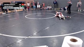 105 lbs Quarterfinal - Dallin Spillett, American Falls Wrestling Club vs Maximus Bartlett, 208 Badgers Wrestling Club