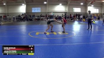 100 lbs Cons. Round 5 - Katie Rowles, Jay County vs Jocelyn Fishel, Cumberland Valley Hs