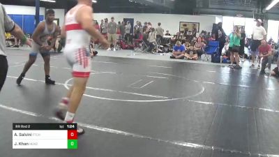 182 lbs Rr Rnd 2 - Anthony Salvini, Fort Cherry vs Jinan Khan, Head Hunters