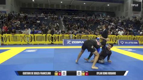 Dylan Song Rosario vs Gustavo De Souza Francelino 2025 Pan IBJJF Jiu-Jitsu No-Gi Championship