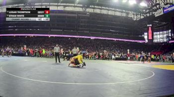 D3-165 lbs Champ. Round 1 - Ethan White, Birch Run vs Logan Thompson, Kent City