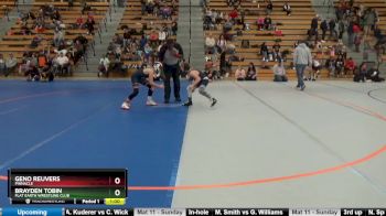 95 lbs Cons. Semi - Brayden Tobin, Flat Earth Wrestling Club vs Geno Reuvers, Pinnacle