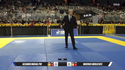 Maverick Lincoln Dietz vs Alexander Michael Pop 2025 Pan Kids Jiu-Jitsu IBJJF Championship