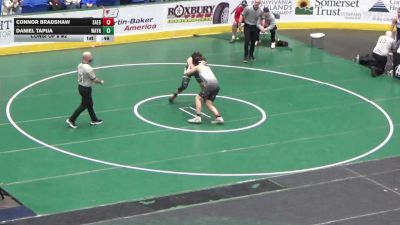 192 lbs Consi Of 8 #2 - Connor Bradshaw, Saegertown vs Daniel Tapija, Waynesburg