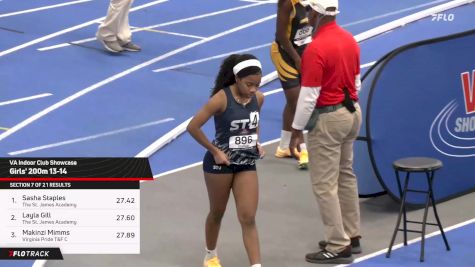 High School Girls' 200m, Finals 8 - Age 13-14