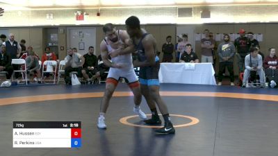 72 kg Quarterfinal - Amr Reda Hussen, EGY vs Ravaughn Richard Ravelle Perkins, USA