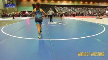 92 lbs Consolation - Taylor Bell, Institute Of Combat vs Bella Reyes, Scotsmen Wrestling Club