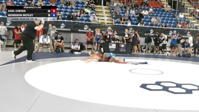 100 lbs Cons. Sub-rd Of 32 - Axel Cuevas, Colorado vs Morrison Motley, Virginia