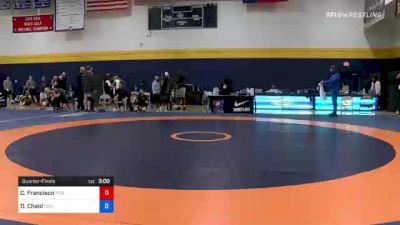 125 kg Quarterfinal - Ceron Francisco, Titan Mercury Wrestling Club (TMWC) vs Daniel Chaid, California Regional Training Center (CA RTC)