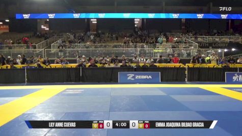 Emma Joaquina Bilbao Gracia vs Lily Anne Cuevas 2025 Pan Kids Jiu-Jitsu IBJJF Championship