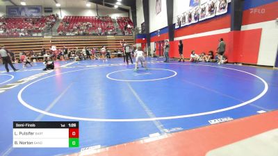 112 lbs Semifinal - Lincoln Pulsifer, Bartlesville vs Blake Norton, Sand Springs