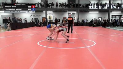 107 lbs Round Of 16 - Rileigh Dean, Canajoharie-Fort Plain vs Samantha Massey, Mount Markham