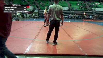 6A 285 lbs Quarterfinal - Gage Beyke, Gardendale Hs vs Evan Mcdonald, Southside Gadsden