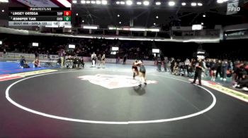 Girls 120 lbs Cons. Semi - Jennifer Tian, Cheney (Girls) vs Linsey Ortega, Toppenish (Girls)