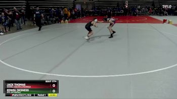 90 lbs Semifinal - Edwin Oksness, OTC (Ottertail) vs Jack Thomas, Dassel-Cokato-Litchfield