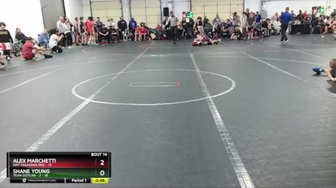 96 lbs Round 4 (8 Team) - Alex Marchetti, Mat Assassins Red vs Shane ...