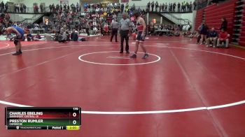 170 lbs Cons. Round 1 - Preston Rumler, Camanche vs Charles Ebeling, Davenport Central-JV