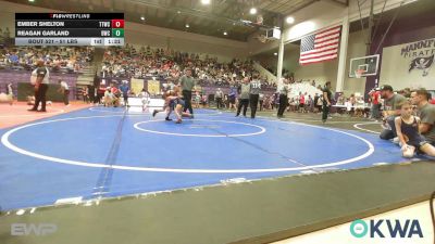 51 lbs Rr Rnd 2 - Ember Shelton, Team Tulsa Wrestling Club vs Reagan Garland, Berryhill Wrestling Club