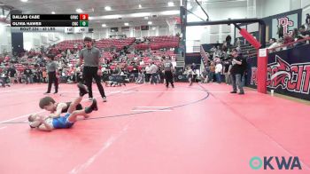 45 lbs Consi Of 8 #2 - Dallas Cabe, Grover Rains Wrestling Club vs Olivia Hawes, Cowboy Wrestling Club