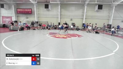 60 kg Rr Rnd 3 - Marek Sokolowski, Mohawk Valley WC HS vs Camden Murray, Integrity WC Titanium