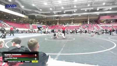 72 lbs Cons. Round 4 - Bowen Freisberg, Caney Valley vs Kashtin Fulk, WTC