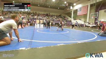 58 lbs Consolation - Grady Wright, IRONMEN Wrestling Club vs Monty J. Daugherty, Victory Christian School