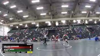 120 lbs Round 1 (16 Team) - William Moninger, Broken Bow vs Wyatt Weiss, Central