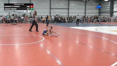 56 lbs Round 3 - 12:00pm Friday - Hudson O`connor, Terps Xtreme vs Oakley Newby, Select