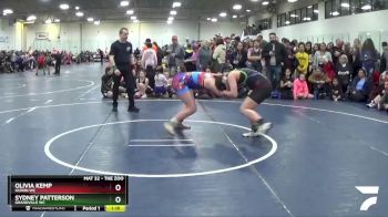 155 lbs Champ. Round 1 - Olivia Kemp, Huron WC vs Sydney Patterson, Grandville WC