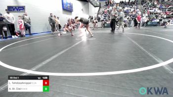 110 lbs Rr Rnd 1 - Lulu Tahdooahnippah, Elgin vs Anistyn St. Clair, Choctaw Ironman Youth Wrestling