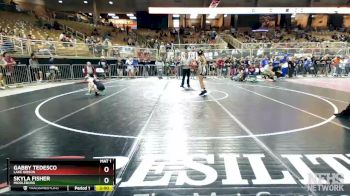 105 lbs Quarterfinal - Gabby Tedesco, Lake Gibson vs Skyla Fisher, Middleburg