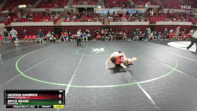 120 lbs Round 1 (16 Team) - Bryce Grassi, Grapevine vs Jackson Hambrick, Amarillo Tascosa