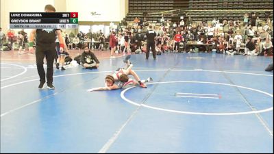 73 lbs Rr Rnd 1 - Luke Donaruma, Smitty's Barn Black - ESC vs Greyson Brant, SAVAGE Wrestling Academy - ESC