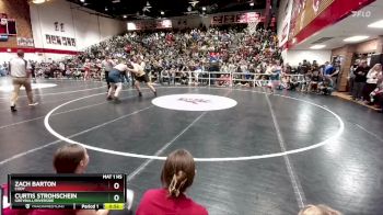 285 lbs Cons. Round 5 - Zach Barton, Cody vs Curtis Strohschein, Greybull/Riverside