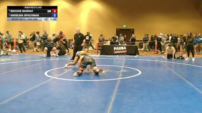 140 lbs Semis - BROOKE MURRAY, Empire Girls Wrestling vs Angelina Spachman
