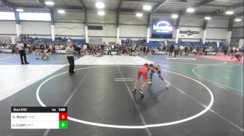 82 lbs Rr Rnd 5 - Xavier Bosch, Thorobred WC vs Joshua Lujan, Southwest Wr Ac