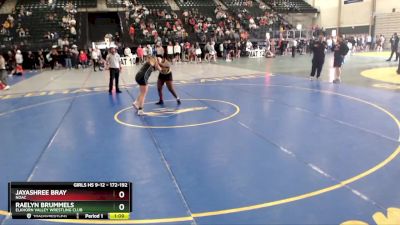 172-192 lbs Round 3 - Raelyn Brummels, Elkhorn Valley Wrestling Club vs JayaShree Bray, NOAC