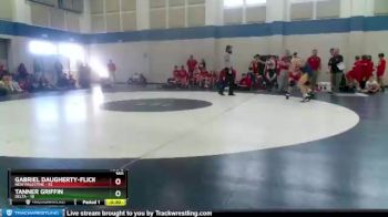 160 lbs Semis (4 Team) - Gabriel Daugherty-Flick, New Palestine vs Tanner Griffin, Delta