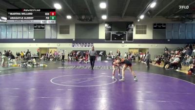 115 lbs Cons. Round 3 - Abagayle Albert, Prairie, Cedar Rapids vs Martha Willard, Iowa City High