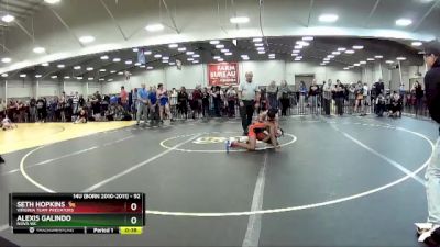 92 lbs Semifinal - Alexis Galindo, Nova WC vs Seth Hopkins &#128016;, Virginia Team Predators