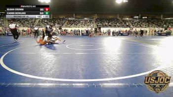 106 lbs Round Of 16 - Elijah Crumm, Chickasha Youth Wrestling vs Caden Bowling, Blackwell Wrestling Club