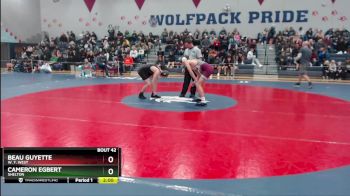 138 lbs Quarterfinal - Beau Guyette, W. F. West vs Cameron Egbert, Shelton