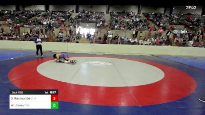 Consolation - Daniel Raymundo, Gilmer Bobcat Wrestling vs William Jones, Troup Wrestling