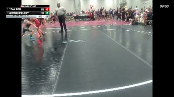 70 lbs Semifinal - Lawson Fields**, Tier One Wrestling vs **Dax Bell, Woodland Wrestling
