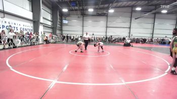 95 lbs Rr Rnd 1 - Michael Valdes, 4M Strength - MS vs Carson Brown, Great Bridge Wrestling Club - MS