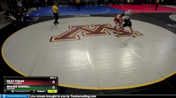 145 lbs Cons. Round 2 - Bradee Dwinell, Waconia vs Riley Forar, Lakeville North