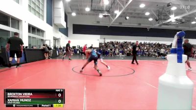 120 lbs Quarterfinal - Broxton Vieira, Reverence Grappling vs Xamian Munoz, Unattached