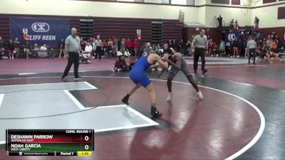 120 lbs Cons. Round 1 - Noah Garcia, West Liberty vs DeShawn Parrow, Waterloo East