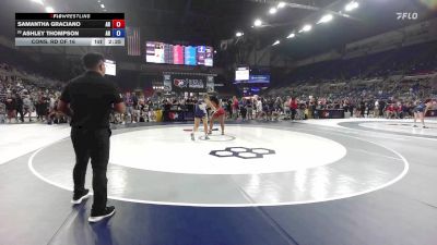 145 lbs Cons. Rd Of 16 - Samantha Graciano, AR vs Ashley Thompson, AR